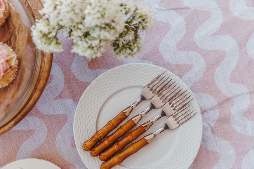 Peach Wave Tablecloth